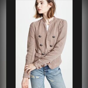 Free People Jagger Military Blazer Brown Women’s size Small